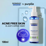 DERMDOC by Purple 2% Salicylic Acid Body Acne Treatment Spray (100 ml) | Acne Treatment | Body Acne Spray I Body Acne Spray I Body Acne Treatment
