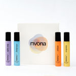 Rivona Naturals Versatile Unisex Floral Perfume Gift Set Of 4 X 15Ml For Men & Women| Premium Long-Lasting Fragrance | Best Gift Set for Birthday ,Anniversary |Ifra Certified, 60 ml