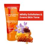 Rivona Naturals Honey & Saffron Fairness Face Wash for Deep Cleansing & Skin Whitening 100 ml