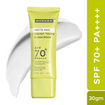 Hyphen Matte Max Velvet Touch Sunscreen SPF70+PA++++|New Gen UV Filters|12Hrs UVA-UVB Blue Light Protection|Matte Finish|Sweat & Water Resistant - 30 gm