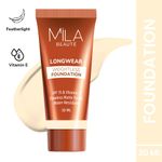 MILA BEAUTE Longwear Weightless Foundation Matte Finish SPF15 - 101 Classic Ivory (30 ml)