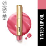 Lakme 9to5 Overtime Shine Tinted Lip Oil With Vitamin E, Shea Butter and Hyaluronic Acid, For Hydrated and Glossy Lips - Frosted Pink - 5.3 ml