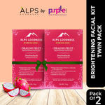 Alps Goodness Dragon Fruit Brightening Facial Kit (Pack of 2) (34 gm X 2)
