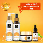 Good Vibes Anti Blemish Vitamin C CTSM Combo (Set of 4) (Face wash 120 ml + Toner 120 ml + Serum 15 ml + Moisturizer 50 gm )