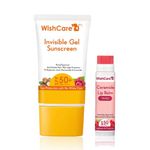 Wishcare Sun Protection Duo (SPF50 Lip Balm 5gm + Sunscreen 50gm)