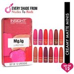 Insight Cosmetics Mojo Lipstick (Set Of 12) 36 gm