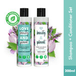 Love Beauty Planet Onion, Black Seed & Patchouli Hairfall Control Shampoo & Conditioner, 200 ml