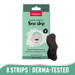 Sirona Bamboo Charcoal Nose Strips for Women | Removes Blackheads and Whiteheads | 8 Strips