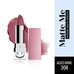 Blue Heaven Matte Me Intense Matte Lipstick- Aged Wine 308, 4 gm