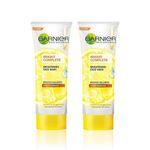 Garnier Skin Naturals Bright Complete Vitamin C Face Wash - For Brighter & Glowing Skin - Daily Cleanser Suitable For all Skin Types (100g)- Pack of 2