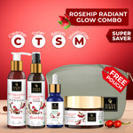 Good Vibes Rosehip Range Combo Kit (Face Wash 200 ml + Toner 120 ml + Face Serum 10 ml + Face Cream 50 g)
