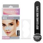 Hilary Rhoda Deep Cleanse Nose Strips | Instant Removal | Removes Blackheads & Whiteheads | Formulated with Natural Extracts | 10 Strips (Charcoal- Shade 2)