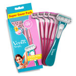 Gillette Simply Venus Pink Hair Removal for Women - 5 razors (B4G1)