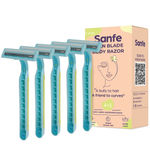 Sanfe Disposable Hair Removal Razor For Women Perfect For Legs Arms & Bikiline 2 Blade Shaving Razor pack of 1