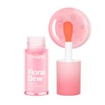 MARS Plumping Color Changing Lip Oil (4.8 ml) (FLORAL DEW) With Fat Applicator | Skin Nourishing Ingredients - Olive Fruit Oil, Jojoba Oil | Hydrating & Moisturising | Plumping Effect