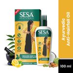 Sesa Ayurvedic Hair Oil, 18 Herbs + 5 Oils, Kshir Pak Vidhi reduces Hair Fall & supports Hair Growth (100 ml)