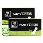 PEESAFE Panty Liners For Women Daily Use with Alero Vera - Pack Of 100 | Pantyliners With 185mm Length | Extra Comfort | Cottony-Soft Surface With 185mm Wide Optimal Coverage For Prolonged Comfort | Keeps You Dry & Fresh All Day Long