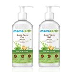 Mamaearth Aloe Vera Gel Pure Aloe Vera & Vitamin E for Skin and Hair - 300 ml - Pack of 2