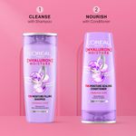 L'Oreal Paris Hyaluron Moisture Hair Care Duo 1 (Hyaluron Moisture 72H Moisture Shampoo (180 ml), Hyaluron Moisture 72H Moisture Conditioner (180 ml) - Combo of 2