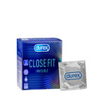 Durex Invisible Close fit Condoms - 3 Count - 3 Count - 3 pc