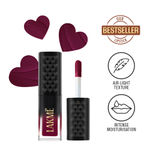 Lakme Xtraordin-airy Lip Mousse Mini - Dark Cherry - Velvet Matte Finish Airlight & Moisturizing Formula with Cocoa Butter Travel friendly - 1.8 gm
