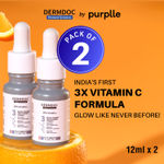 DERMDOC 10% Vitamin C Face Serum for Glowing Skin (Pack of 2) (12 ml) | Brightening Face Serum