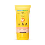 Mamaearth Chia Oil-Free Sunscreen with Chia Seed & Ceramides for Healthy Skin Barrier & Sun Protection 50 gm SPF50 PA++++ | Oil-Free Formula for Normal to OilySkin|hydrated glow| UVA/B Protection |No White Cast | InVivo Tested