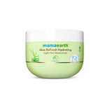 Mamaearth Aloe Refresh Hydrating Light Gel Moisturizer with Aloe Vera & HA 200 gm | Long-lasting Non-sticky Hydration | Oil-free, Lightweight & Quick-absorbing |Free from Harmful Chemicals |Soothes Skin