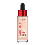 L’Oreal Paris Infallible 24H Tinted Serum Foundation, Light-weight Coverage, Dewy & Radiant Finish, Transfer-proof, 1-2 Rosy Light, 30 ml