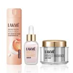 Lakme Perfect Radiance Night Care Trio (Perfect Radiance Serum 15 ml + Brightening Night Cream 50 gm + Brightening Facewash 100 gm) Combo of 3