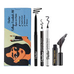 Dazller College Makeup Essentials 4 - Eyes on Point | Kajal | Mascara | Eyeliner | Eyebrow | Water-Resistant | Smudge-proof | Starter Makeup Kit for Women | 7.45 gm