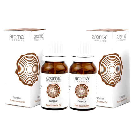 Buy Aroma Treasures Camphor Essential Oil Pack of 2 (20 ml) - Purplle