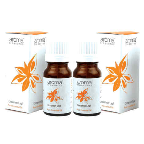 Buy Aroma Treasures Cinnamon leaf Essential Oil Pack Of 2 (20 ml) - Purplle