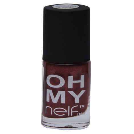 Buy NELF USA Oh My NELF Maroon 'o' Shine Nail Paint (6 ml) - Purplle
