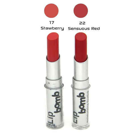Buy Color Fever Lip Bomb Lipstick -Sensous Strawberry (3.2gx2 pcs combo) - Purplle