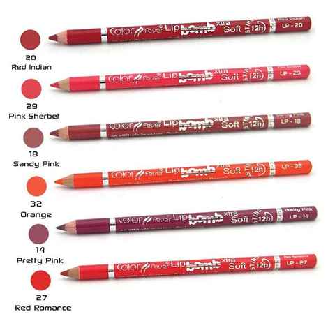 Buy Color Fever Lip Liner Budget Pack (1.9gmx6pcs combo) - Purplle