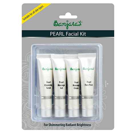 Buy Banjara's Facial Kit Pearl (15 g*4) - Purplle