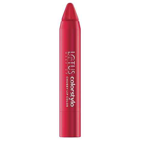 Buy Lotus Herbals Colorstylo Chubby Lip Color French Rose (3.7 g) - Purplle