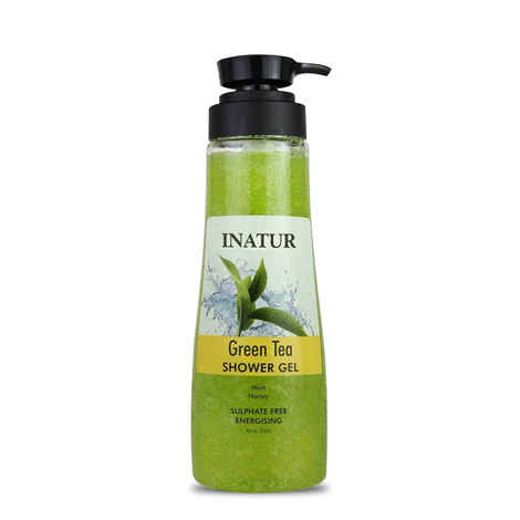 Buy Inatur Green Tea Shower Gel (350 ml) - Purplle