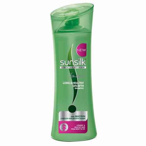 Buy Sunsilk Long & Healthy Growth Shampoo (340 ml) - Purplle