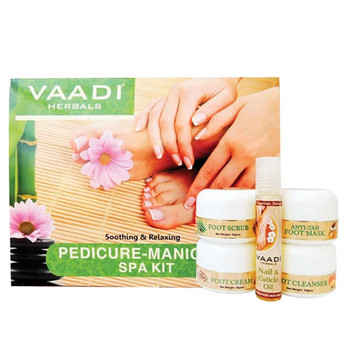 Buy Vaadi Herbals Pedicure Manicure SPA Kit (135 g) (SAMPLE) - Purplle
