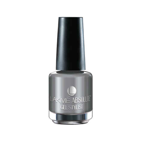 Buy Lakme Absolute Gel Stylist Nail Color Silver Glimmer (15 ml) - Purplle