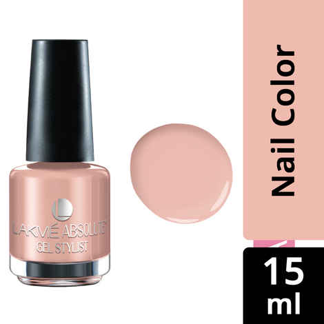 Buy Lakme Absolute Gel Stylist Nail Color - Ivory Dust (15 ml) - Purplle