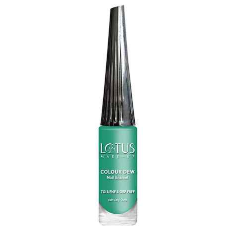 Buy Lotus Herbals Colour Dew Nail Enamel Spring Green (7 ml) - Purplle