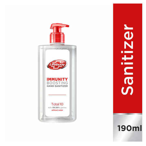 Buy Lifebuoy Total 10 Hand Sanitizer (190 ml) - Purplle