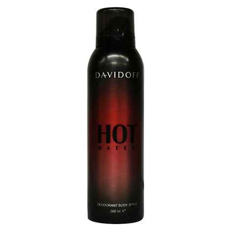 Buy Davidoff Hot Water Deodorant Body Spray For Men (200 ml) - Purplle