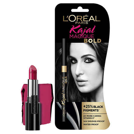 L'Oreal Paris Infallible Rambling RoseAA 212 (2.5 g) + FREE Kajal Magique Bold