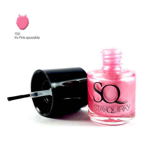 Buy Stay Quirky Nail Polish, Gel Finish, It's Pink-Possible 702 (8 ml) - Purplle