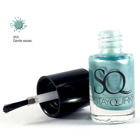 Buy Stay Quirky Nail Polish, Blue - Gentle Waves 353 (6 ml) - Purplle