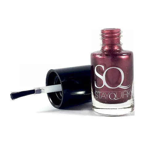 Buy Stay Quirky Nail Polish, Maroon - Stimulation 24 (6 ml) - Purplle